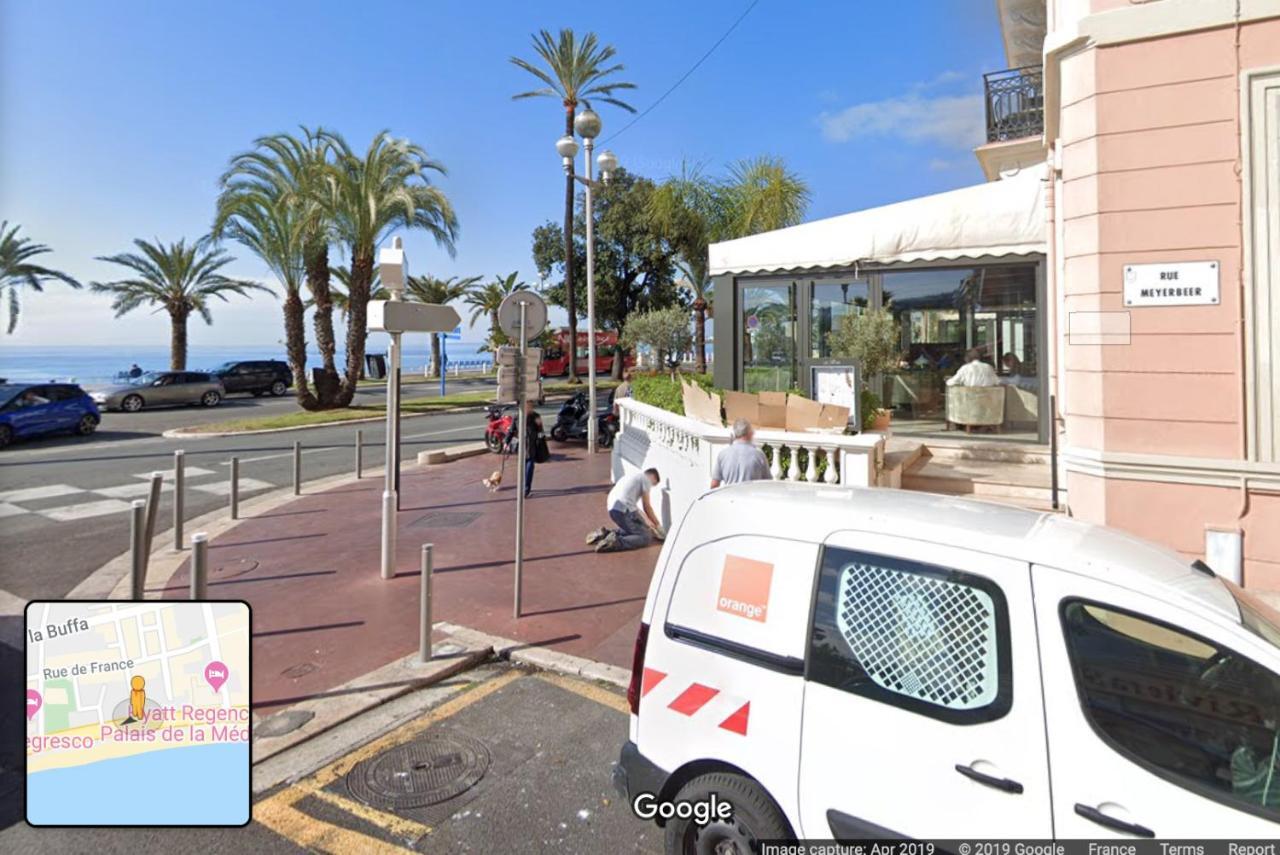 Apt 2-3 Pces Dans Le Carre D Or A 290 M Des Plages Nice Bagian luar foto